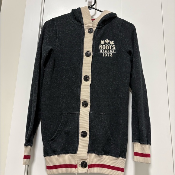 Roots Jackets & Blazers - Roots Button-Up Jacket - Black and Cream